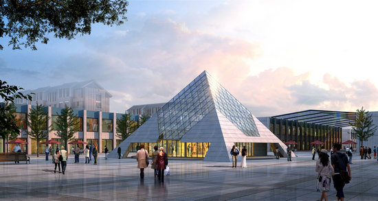 黄山金字塔网架